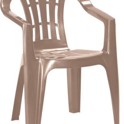 Stolička Curver® MALLORCA, cappuccino, plastová, terasová
