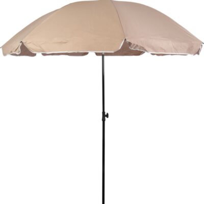 Slnečník BETTY 200 cm, 22/25 mm, s kĺbikom, béžový, plážový