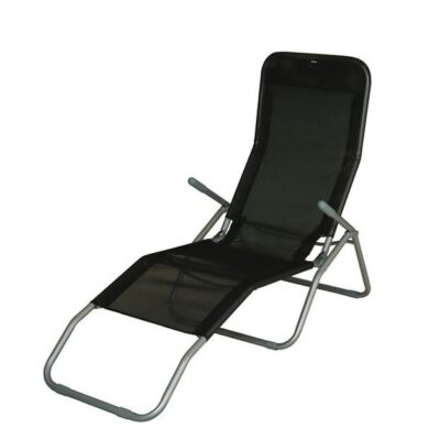 Lehátko JAMAICA, čierna, 140x60x95 cm