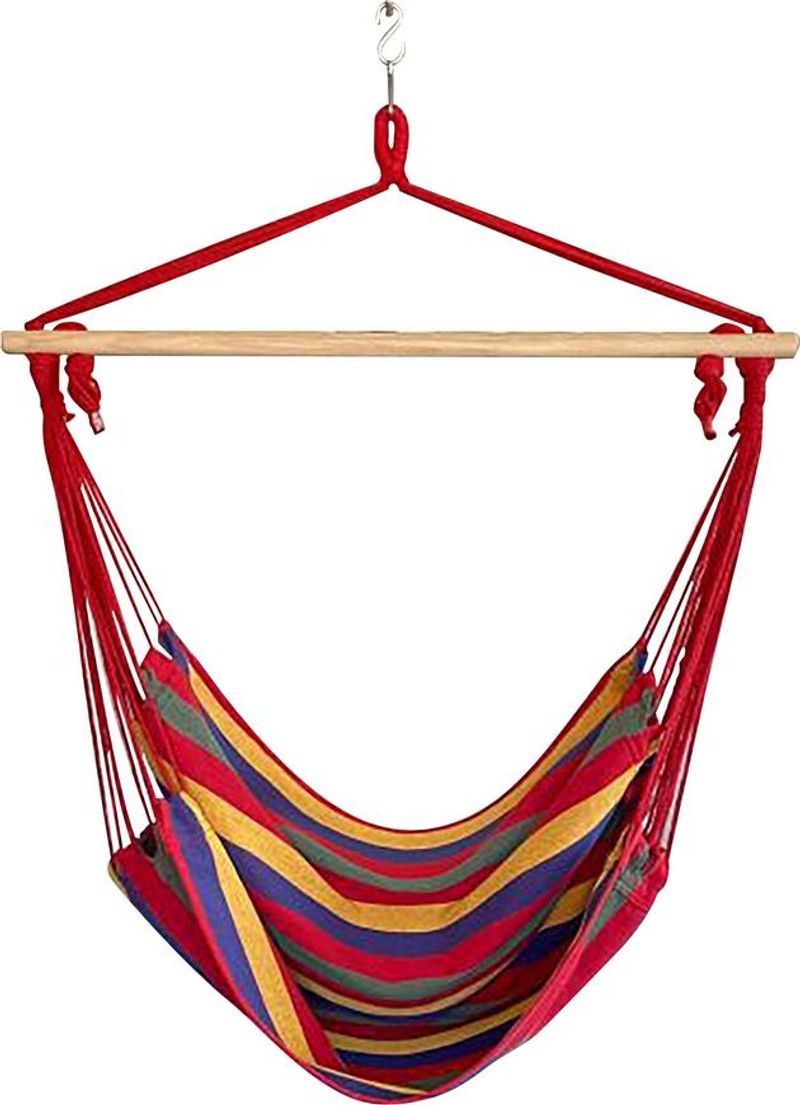 Kreslo CARNER, hojdacie, záhradné, bavlna, max. 150 kg, 100x50 cm 1 Kreslo CARNER, hojdacie, záhradné, bavlna, max. 150 kg, 100x50 cm