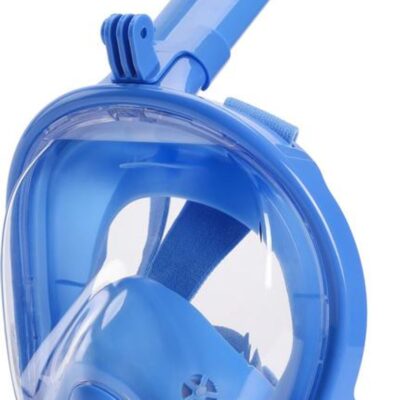 Maska šnorchlovacia Destiny, celotvárová, pre deti, 4+, XS, modrá