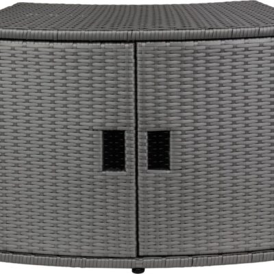 Nábytok k vírivke MSpa®, k okrúhlej vírivke, otvárací, 80x30x58 cm